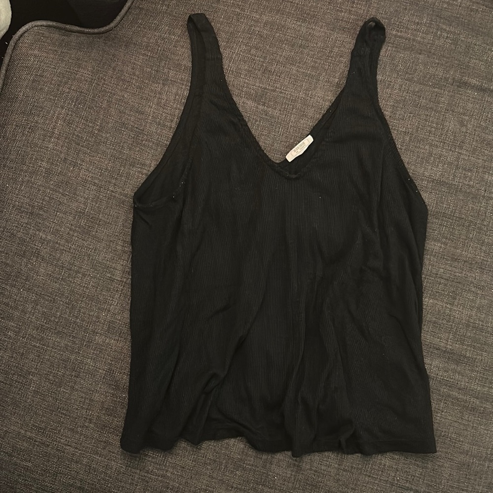Black Free People Tank Top